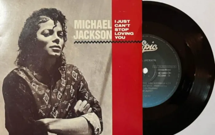 MICHAEL JACKSON: LP VINIL COMPACTO 7'' - I JUST CAN'T STOP LOVING YOU