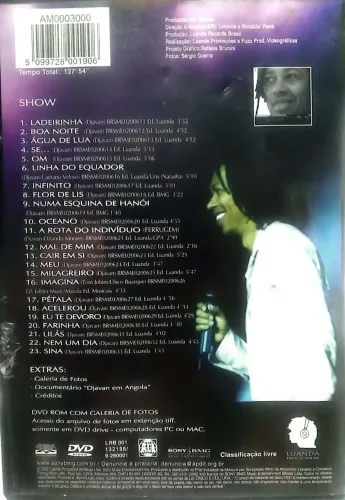 DVD do artista Djavan, intitulado "AM0003000".