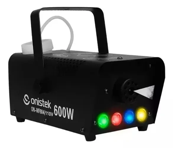 Maquina De Fumaça 600w 3 Leds Rgb Com Controle 220v