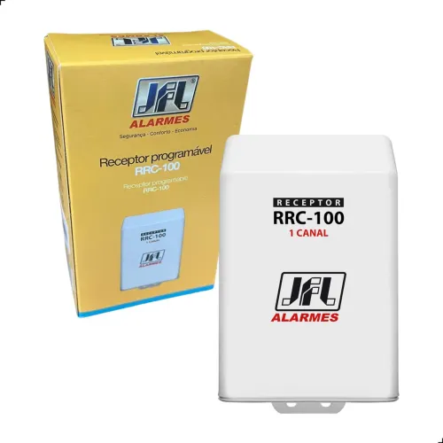 Receptor Programável portão elétrico alto alcance  Rrc-100 V3 1 Canal Até 100 Metros Jfl