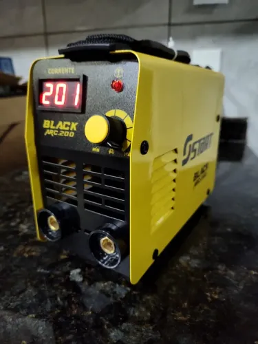 Máquina Inversora Solda 200a 220v Cor Amarelo Frequência 50/60Hz