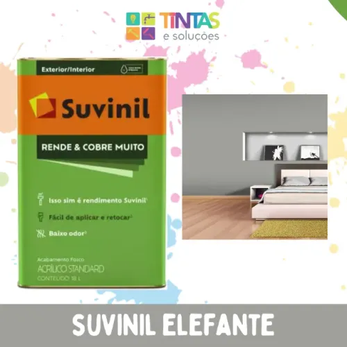 Tinta Suvinil Cor Elefante