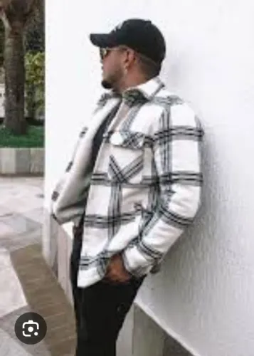 Camisa flanela sherpa lã surf skate
