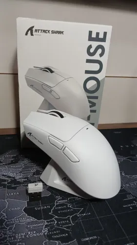 MOUSE GAMER BRANCO ATTACK SHARK X11 