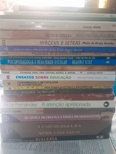 Coleção de Livros de Pedagogia,Psicopedagogia, TDH,TEA