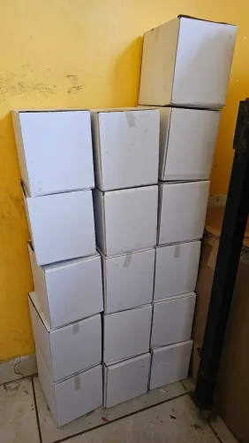 Caixa de Papelão Branca 