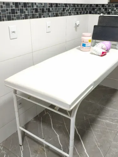 Maca Fixa Profissional acompanha Escadinha e Creme para Massagem lacrado 