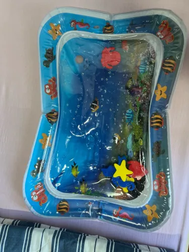 Tapete D?Água Sensorial Inflável com Desenhos Marinhos