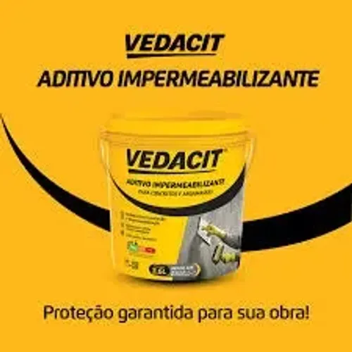 Vedacit Impermeabilizante 3,6lts ,900ml,18lts  Leia a descrição
