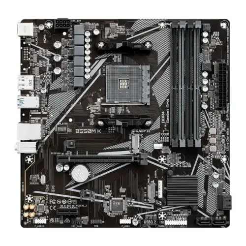 Placa Mãe AM4 B550 DDR4 Gigabyte K Pichau - 1 Ano de Garantia - WZetta