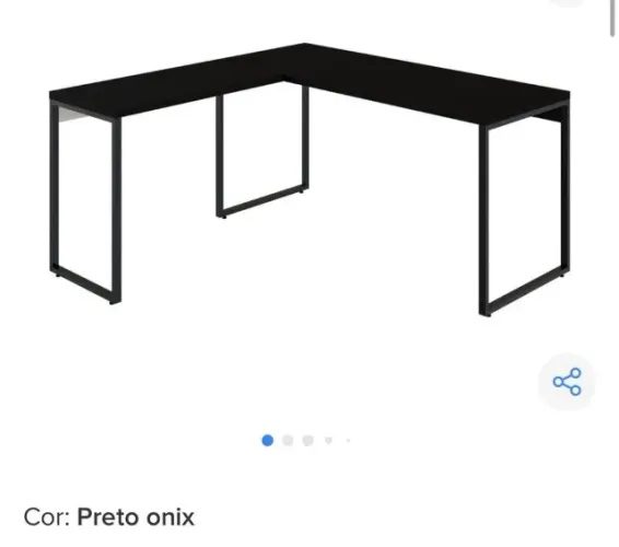 Mesa de Escritório em L 