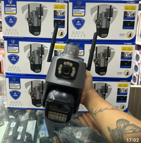 Câmera externa preta jortan aplicativo ICSee