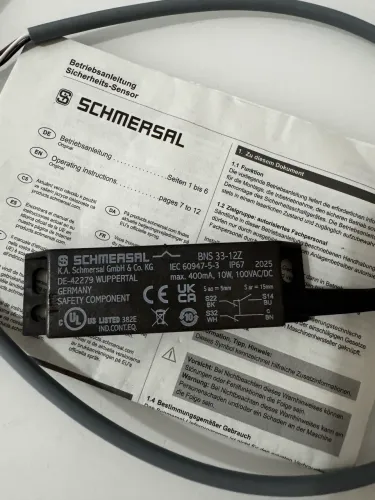 Sensor de Segurança Schmersal BNS 33-12Z NR12