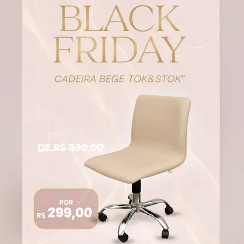 Cadeira Bege Tok&Stok 