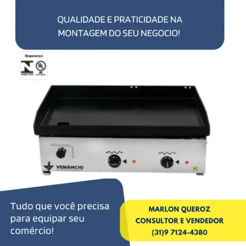 Chapa Elétrica 65CM Venâncio Nova