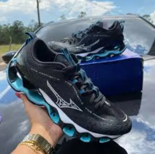 Tênis Mizuno Wave Prophecy 13 azul ? bb