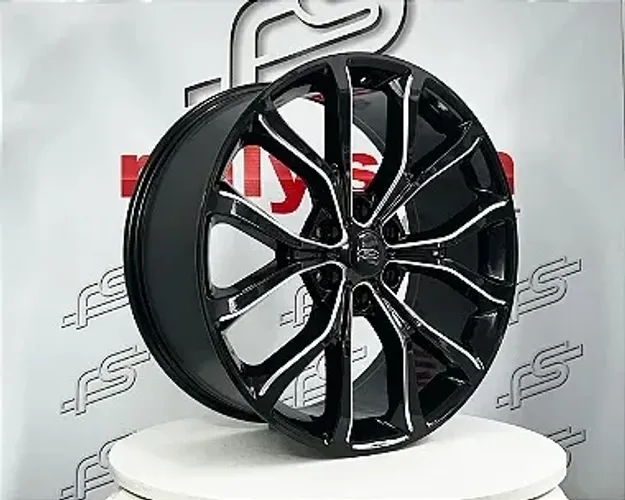 Jogo de Roda Ford F-150 Preto Brilhante 6x135 - 22x9,5 Offset 40 (Nv)