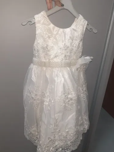 Vestido Infantil Festa com Renda