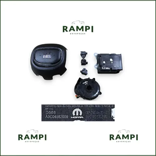 Kit Airbag Com Bolsa Fiat Toro 2023 a3c04582009 (Sem capa do painel)