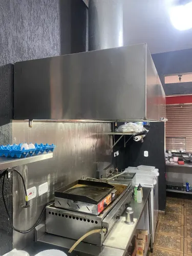 Coifa de inox profissional