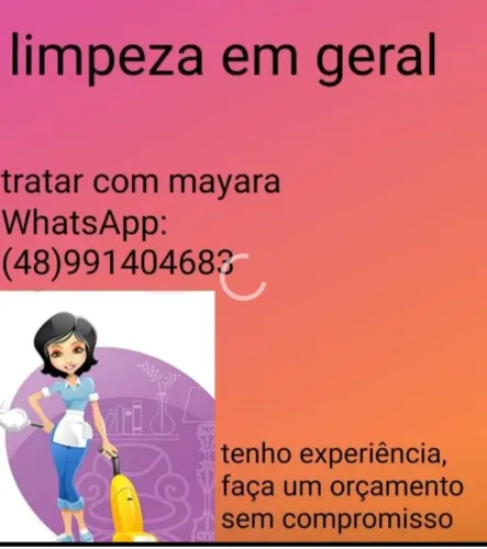 Faço faxina 