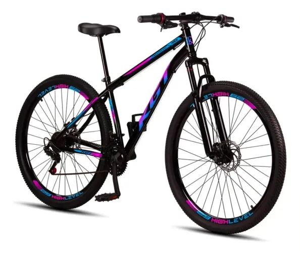 Bicicleta Usada Aro 29 Aço Carbono Freios a Disco Suspensão 21 Vels