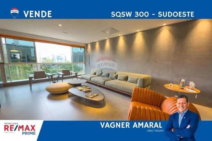 SQSW 300 BLOCO K ALTO PADRÃO DE REFORMA VAZADO ANDAR ALTO