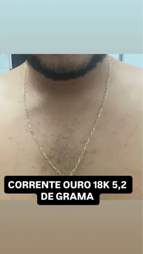 Corrente em ouro 18K 5.2 grama