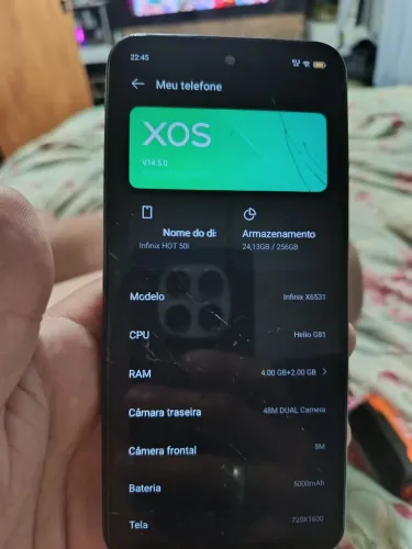 Infinix hot 50i 256g
