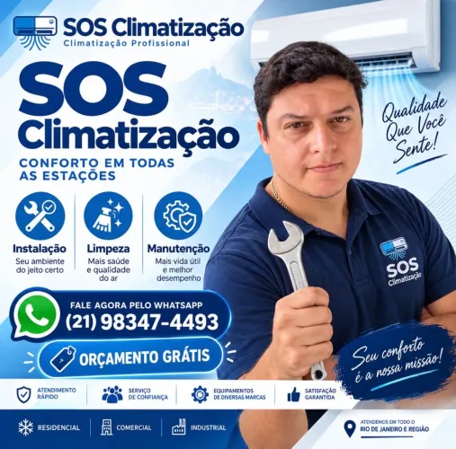 Instalação, limpeza e manutenção de ar condicionados