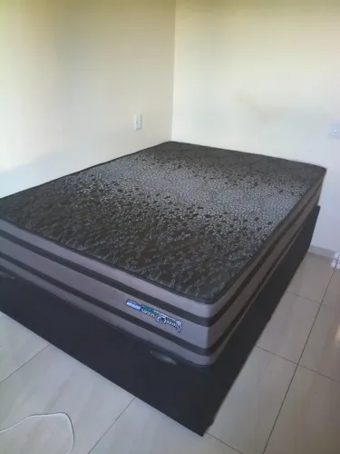 Cama box baú casal 1 mês de uso, colchão sweet dream Gazin dual face zero