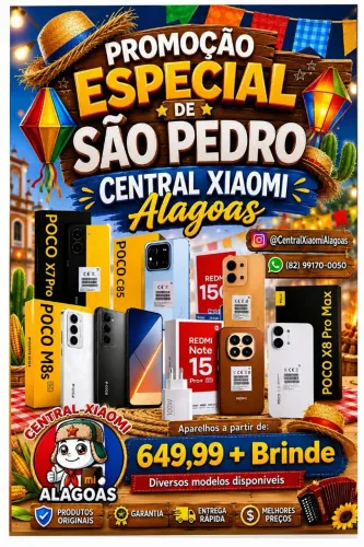 Xiaomi Poco X8 Pro Max 5G, Redmi Note 15 Pro 5G e Diversos Modelos Disponíveis 
