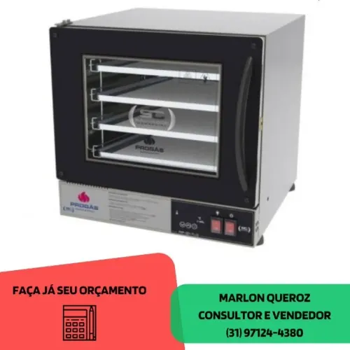 Forno Turbo Elétrico Fast Oven Progas Novo