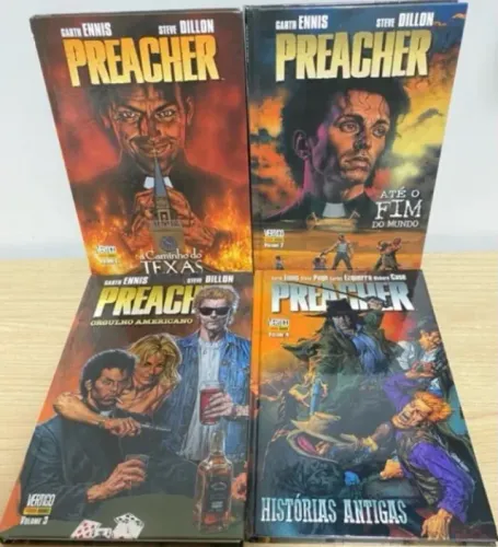 PREACHER vol 1 a 9 (COMPLETO) - Lombada Vertigo