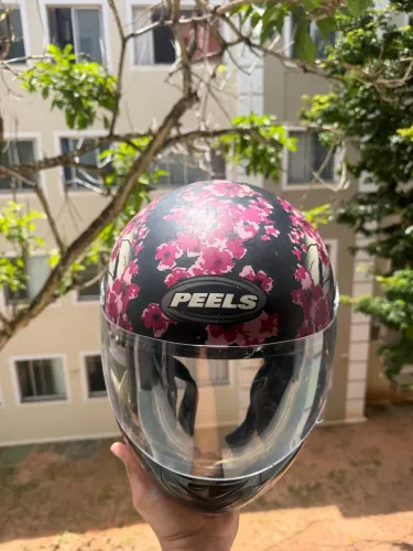CAPACETE PEELS SPIKE BLOSSOM FEMININO - TAMANHO 56