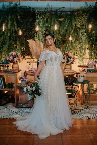 Vestido de noiva boho xique