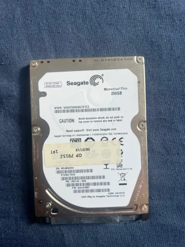 Hd notebook 250GB