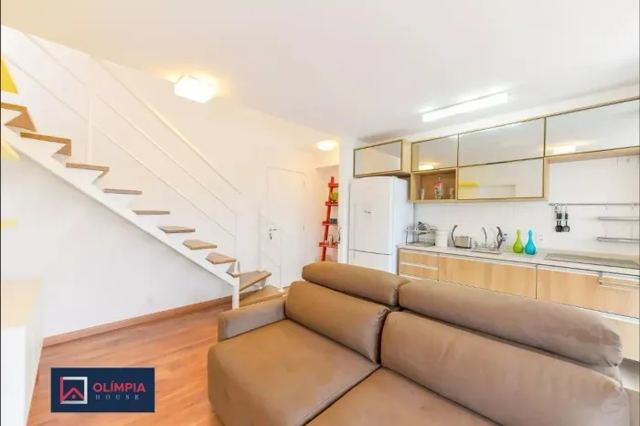Aluguel Cobertura 1 Dormitórios - 88 m² Pinheiros
