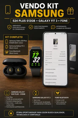 Samsung S24 Plus 512gb (Semi novo)