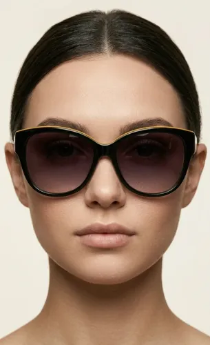 Óculos de Sol Marc by Marc Jacobs MMJ 305/S Preto com Detalhe Amarelo