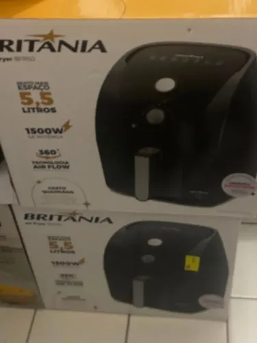 Air Fryer Britânia BFR50 Redstone 5,5L 1500W - Nova e Lacrada