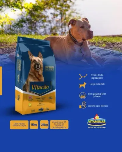 Ração para cães - 25 kg Vitacão