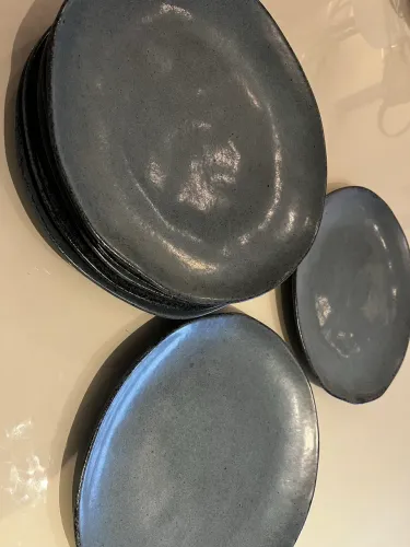 Conjunto de 7 Pratos rasos Porto Brasil