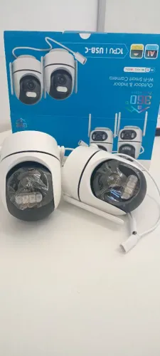 Kit 2 Câmeras de Segurança Wi-fi Externa Prova D'água - iCSee