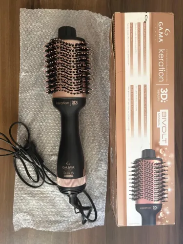 Escova Secadora GAMA ITALY Stylish Keration Brush 3D Bivolt