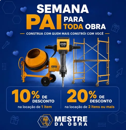 Promoção especial dos dia dos pais!!!