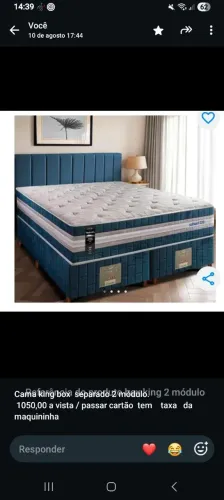 Cama king box de casal