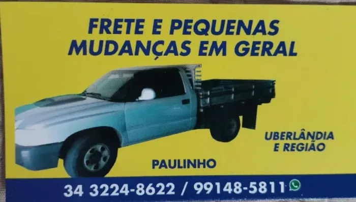 Pequenos fretes e mudanças - Caminhonete Carroceria de Madeira