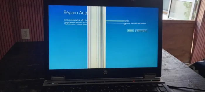 Notebook HP  / tela com defeito 