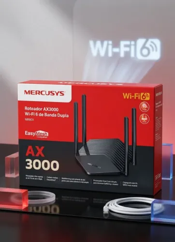Roteador AX3000 WI-FI 6 de Banda Larga